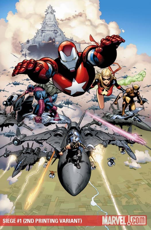 Siege (2009) #1 (2ND PRINTING VARIANT)