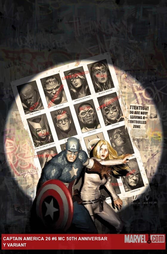 Captain America (2011) #6 (Mc 50th Anniversary Variant)