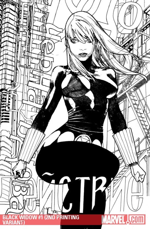 Black Widow (2010) #1 (2ND PRINTING VARIANT)