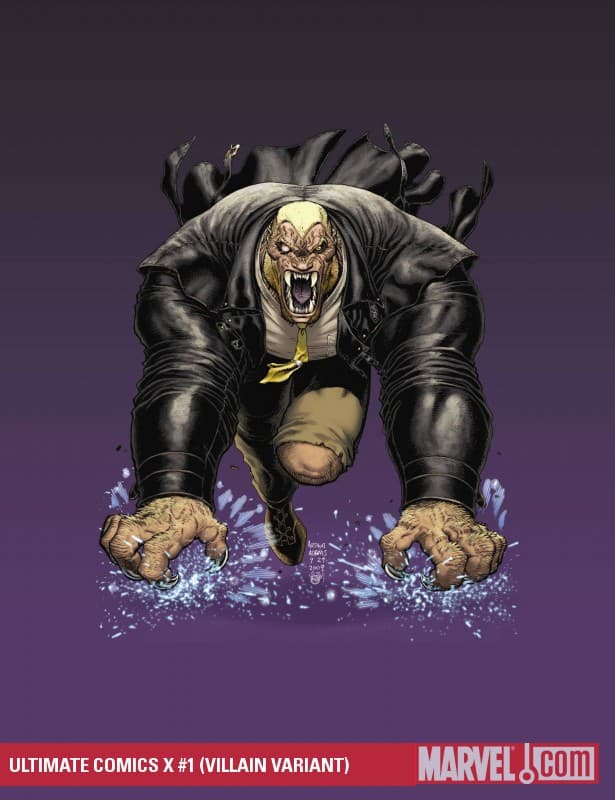 Ultimate Comics X (2010) #1 (VILLAIN VARIANT)