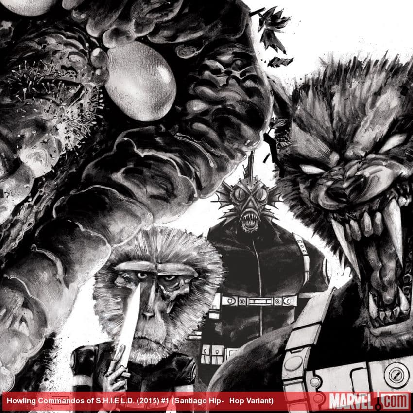 Howling Commandos of S.H.I.E.L.D. (2015) #1 (Santiago Hip-​Hop Variant)
