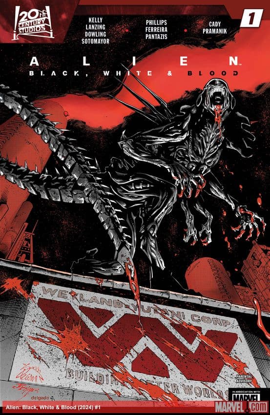 Alien: Black, White & Blood (2024) #1